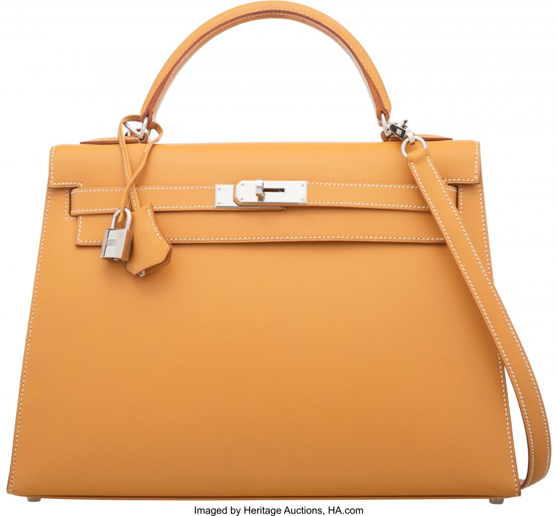 Hermès 32cm Natural Chamonix Leather Sell (1 of 2)