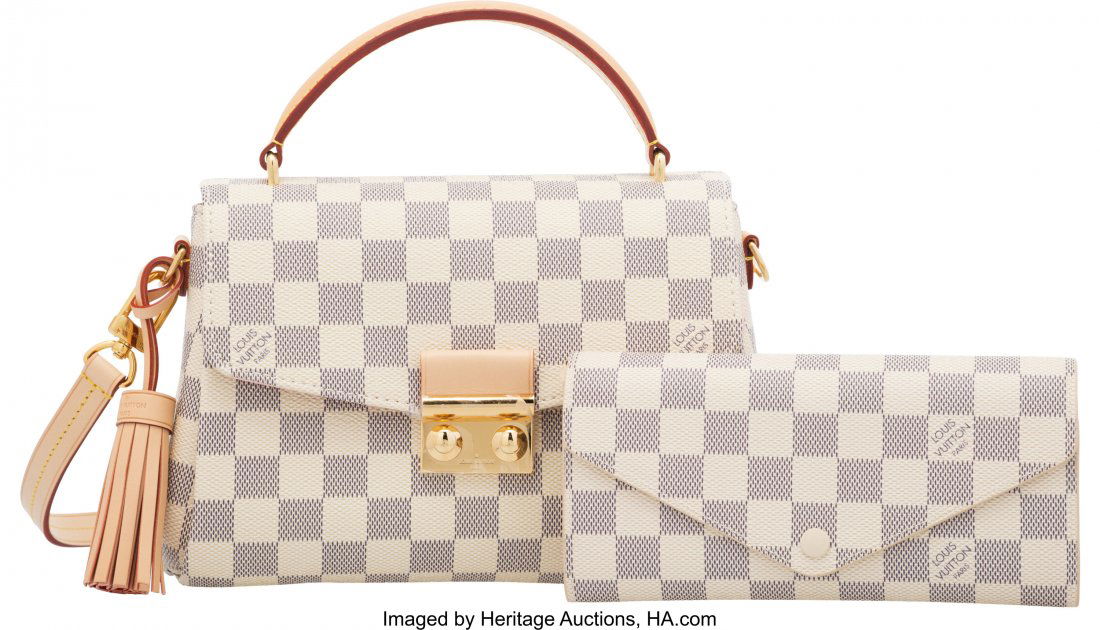 Louis Vuitton Set of Two: Damier Azur Croisette (1 of 2)
