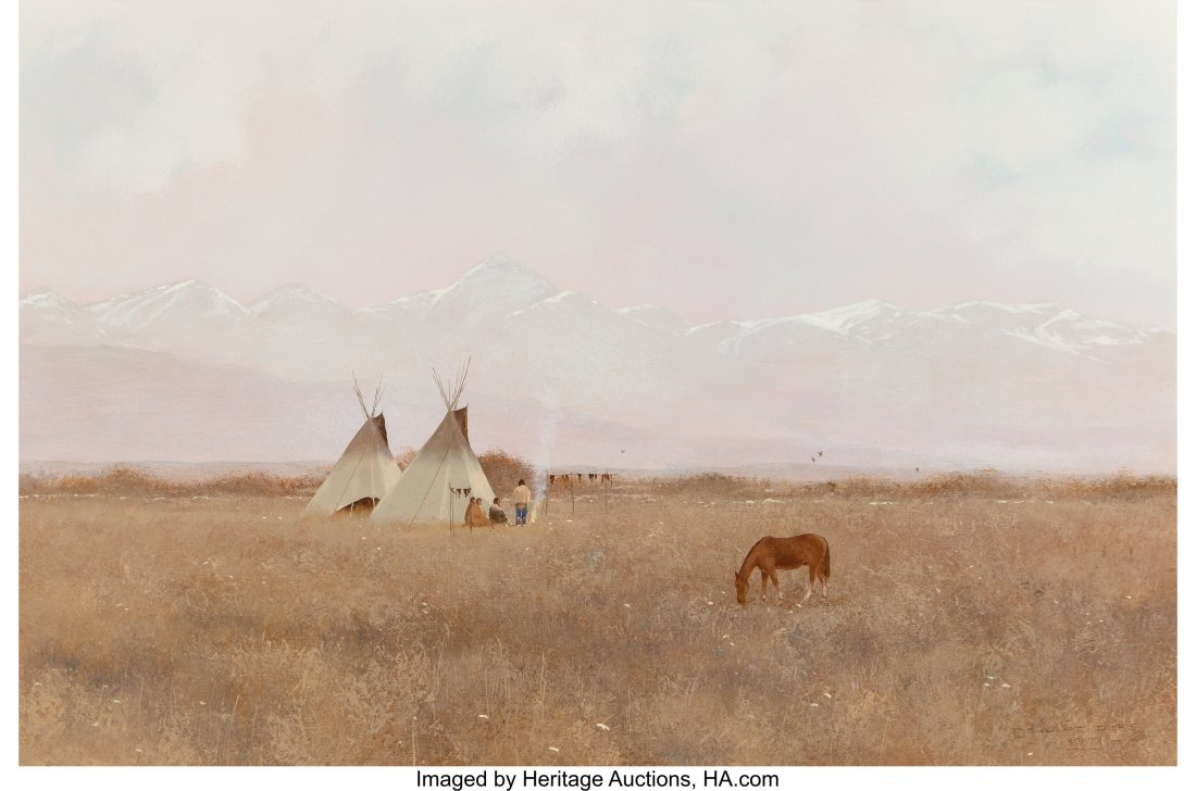 Douglas Ricks (American, 1954-2003) Fall Encampm (1 of 2)