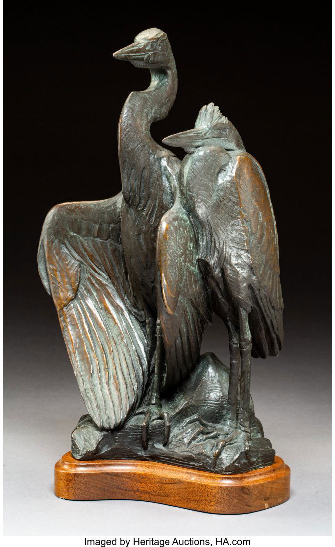 Kent Ullberg (American, b. 1945) Great Blue Hero (1 of 3)