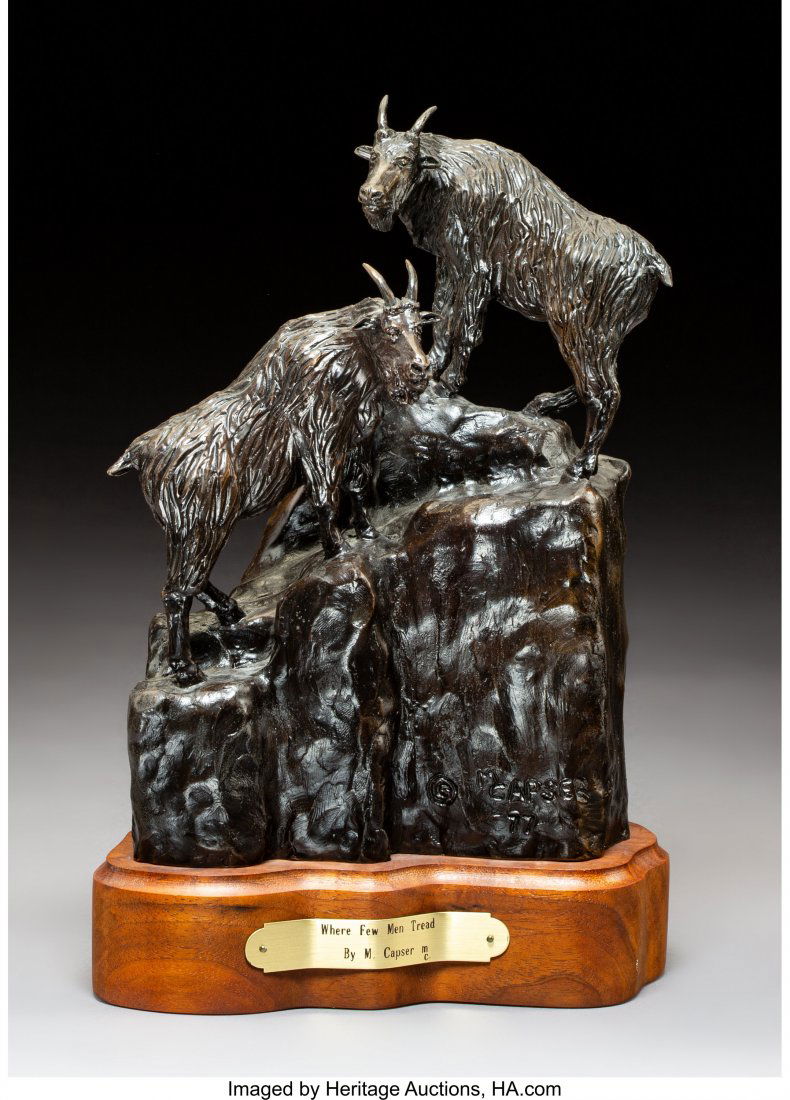 Mike Capser (American, b. 1952) Where Few Men Tr (1 of 3)