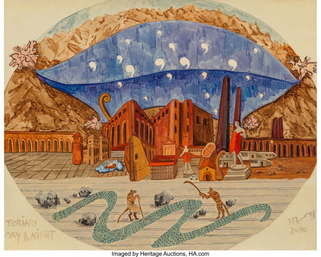 Nurit David (Israeli, b. 1952) Torino Day & Nigh (1 of 3)