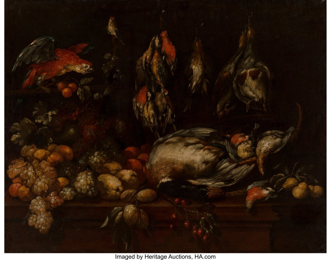 Circle of Jan Fyt (Flemish) Still Life with Parr (1 of 3)