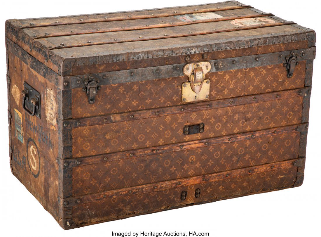A Vintage Louis Vuitton Monogram Steamer Trunk, (1 of 5)