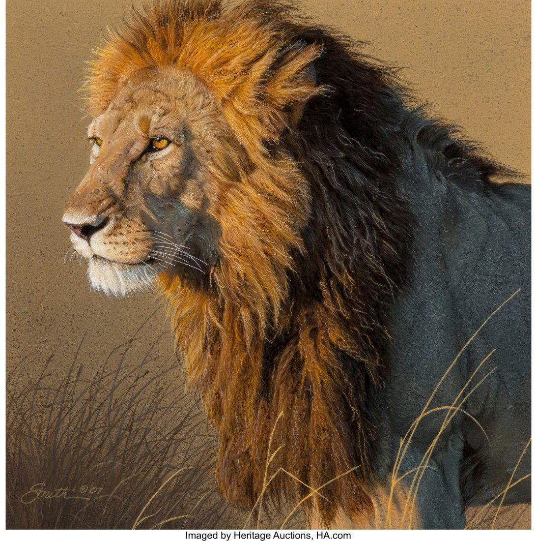 Daniel Smith (American, b. 1954) African Amber, (1 of 2)