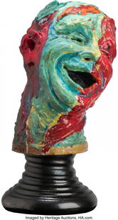 Robert Arneson (1930-1992) Simple Silly Sample,: Robert Arneson (1930-1992) Simple Silly Sample, 1989 Glazed ceramic 27 x 17 x 17 inches (68.6 x 43.2 x 43.2 cm) Signed, titled, and dated along the lower edge: Simple Silly Sample Arneson 89 PROVENANC
