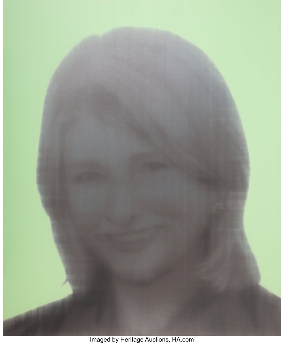 Alison Van Pelt (b. 1963) Untitled (Martha), 200: Alison Van Pelt (b. 1963) Untitled (Martha), 2004 Oil on canvas 72 x 60 inches (182.9 x 152.4 cm) Signed and dated on the reverse: Alison Van Pelt 2004 PROVENANCE: Private collection, Dallas. HID03101