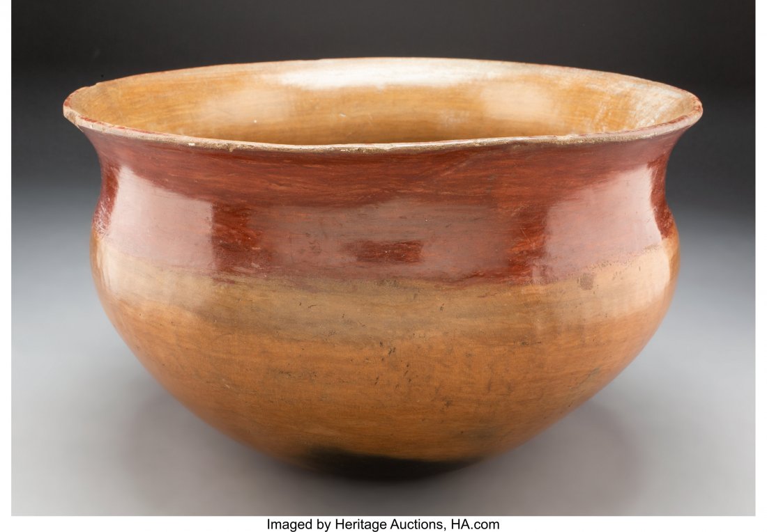 A San Juan Redware Bowl Diameter: 11 inches: A San Juan Redware Bowl Diameter: 11 inches HID03101242017