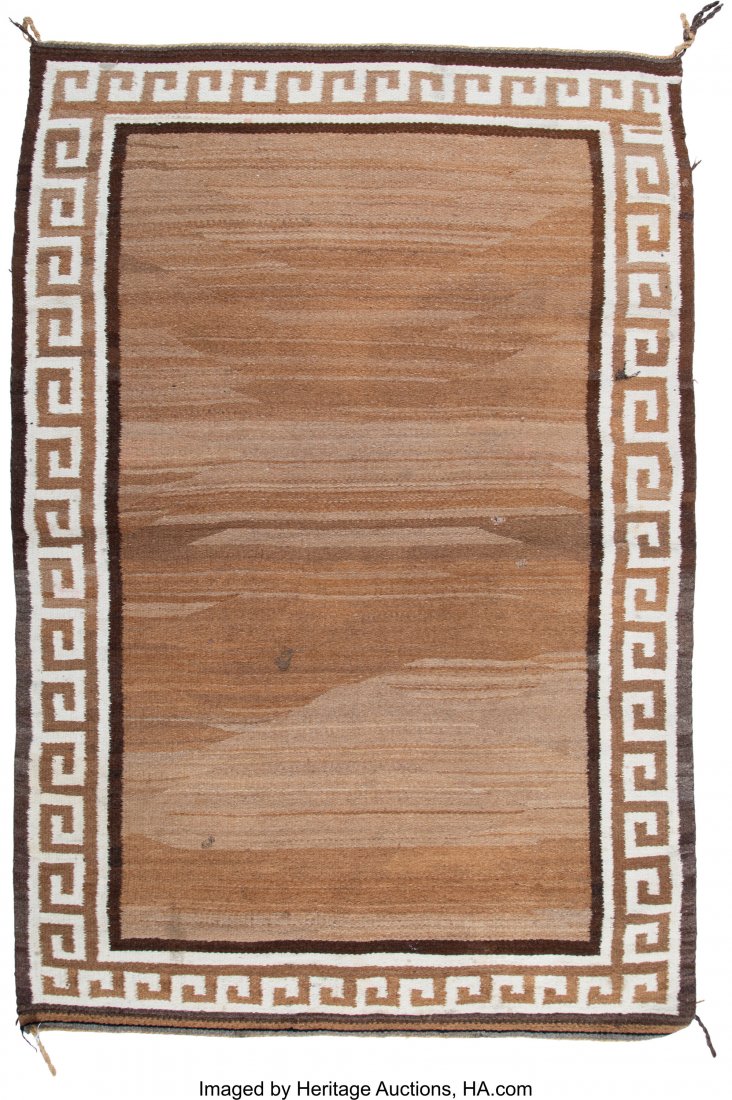 A Navajo Double Saddle Blanket Dimensions: 56 x: A Navajo Double Saddle Blanket Dimensions: 56 x 38 inches HID03101242017