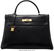 58219: Hermès Vintage Bonwit Teller 32cm Black C