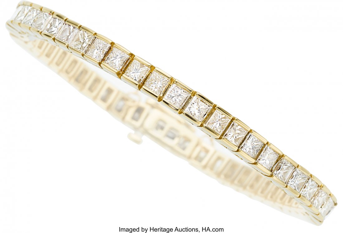 Diamond, Gold Bracelet  The bracelet features ra (1 of 1)