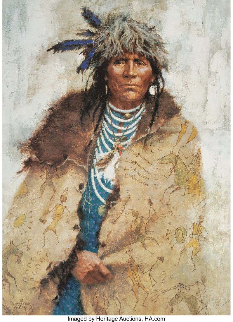 Howard A. Terpning (b. 1927) Group of Five Print (1 of 5)