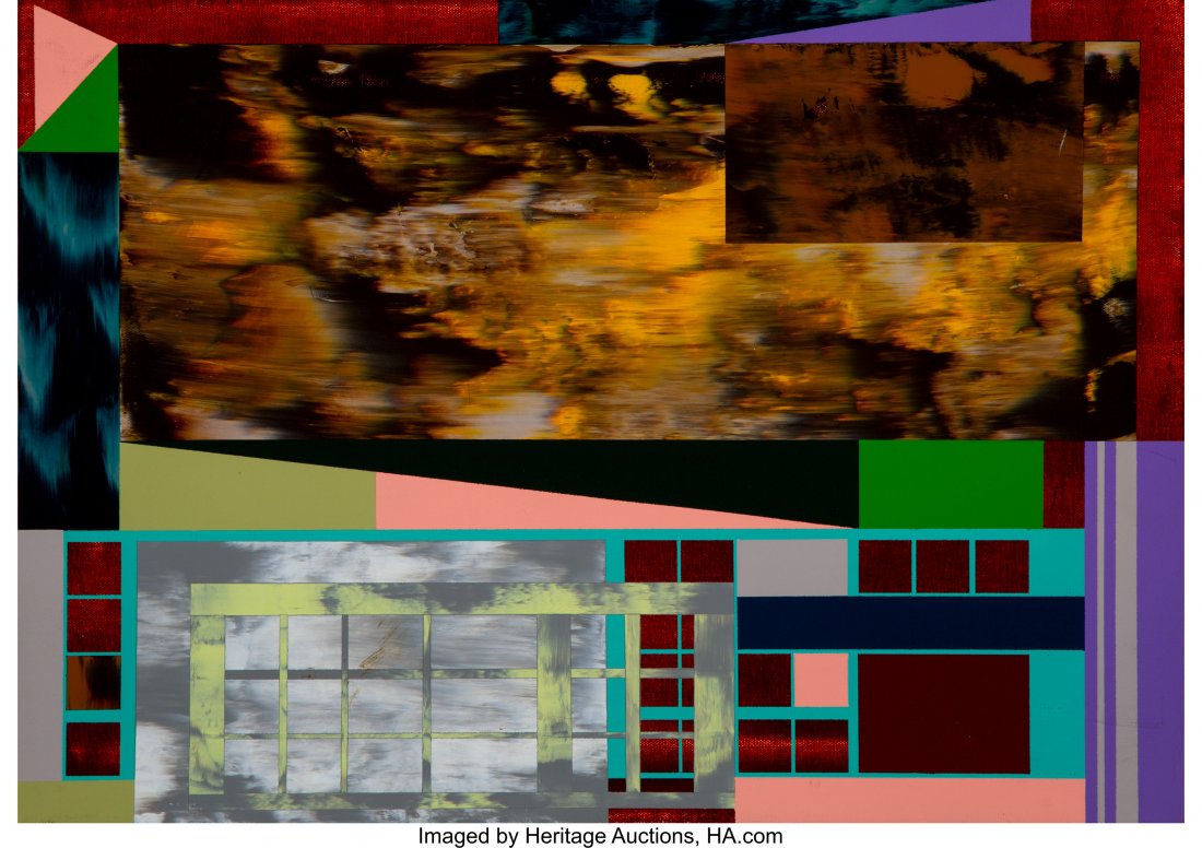 Changha Hwang (b. 1969) Study for Composition #7 (1 of 3)