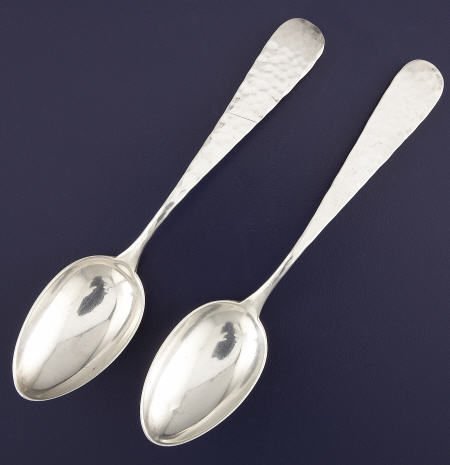 2 Duhme & Co. Silver Tea Spoons