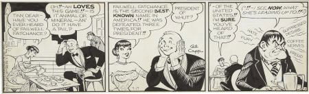 Al Capp - Li'l Abner Daily Comic Strip Original