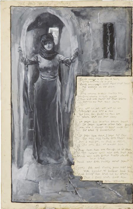 EDWIN AUSTIN ABBEY - Mad Maydes Songe, 1881