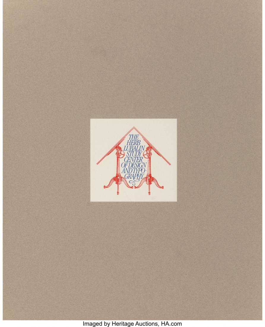 Herb Lubalin (American, 1918-1981) Herb Lubalin (1 of 9)