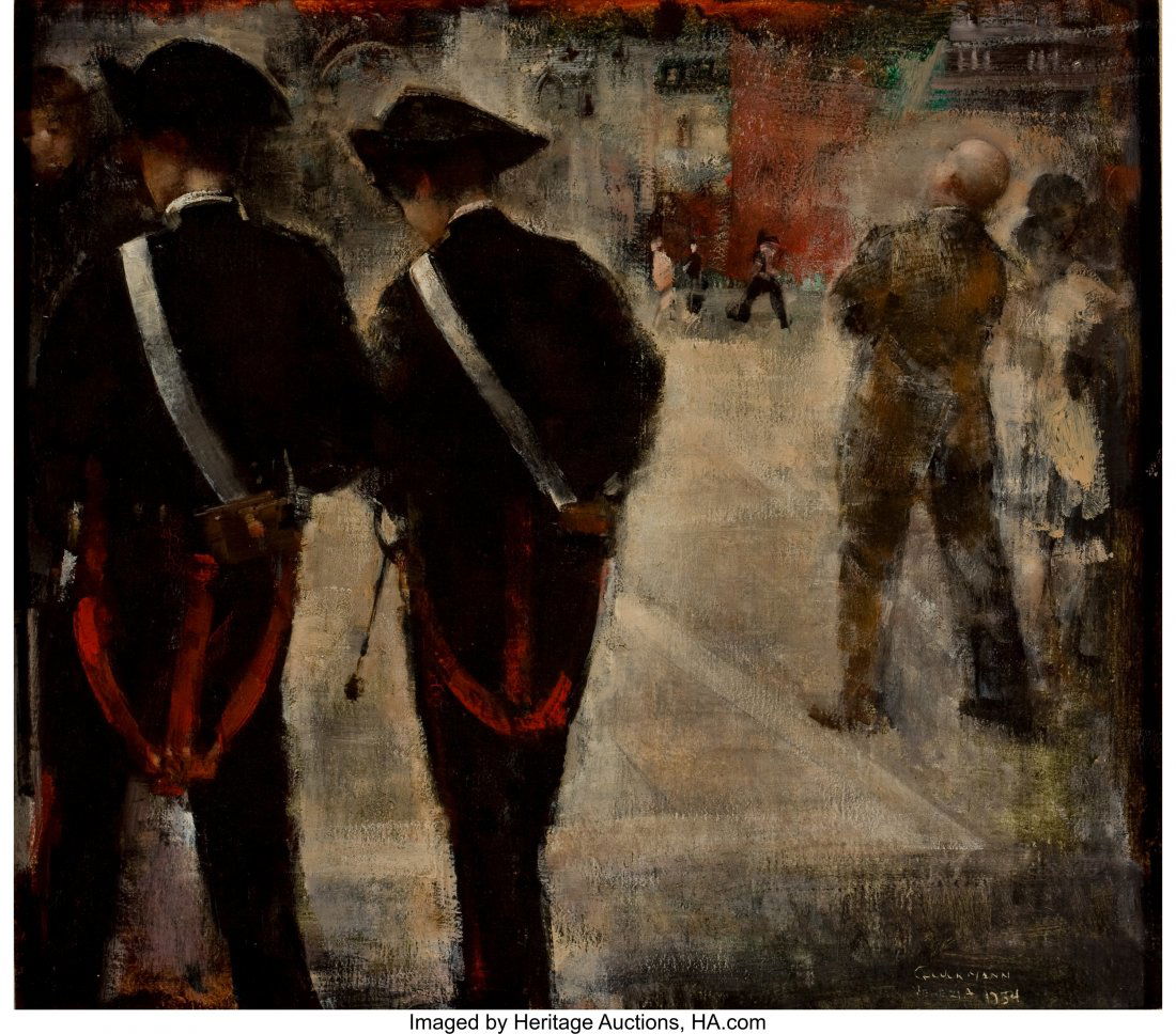 Grigory Gluckmann (Russian, 1898-1973) Carabinie (1 of 4)