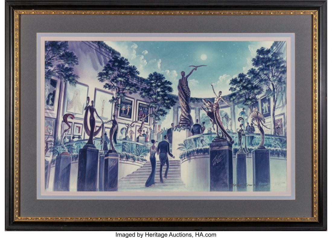 Michael Young (American, 20th Century) Homage to: Michael Young (American, 20th Century) Homage to Erté, circa 1987 Inkjet print 7-5/8 x 12-3/4 inches (19.3 x 32.3 cm) 13/20 Michael Young in paint pen at lower right HID03101062020 © 2020