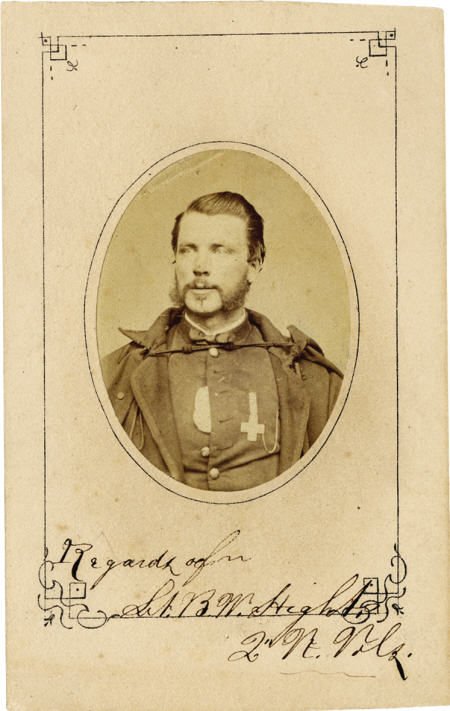 Lt. Bradbury W. Hight, Vermont 2nd Inf. CDV