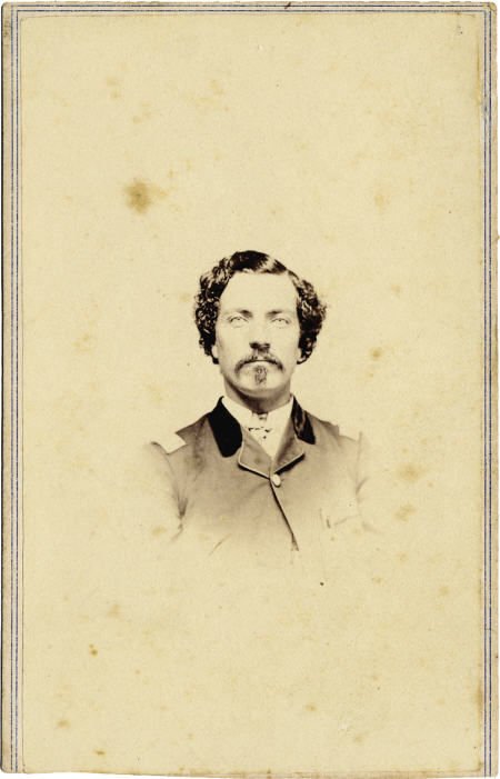 CDV Photograph Union Officer Augustus W. Lyon -