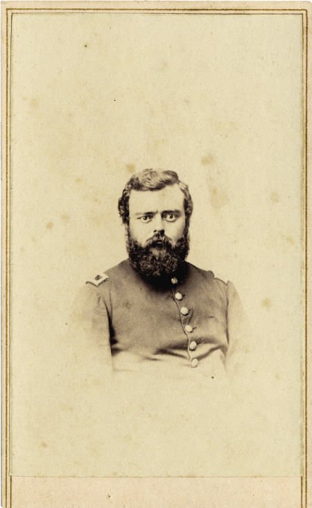 Bandmaster Nelson D. Adams, Vermont 3rd Inf CDV