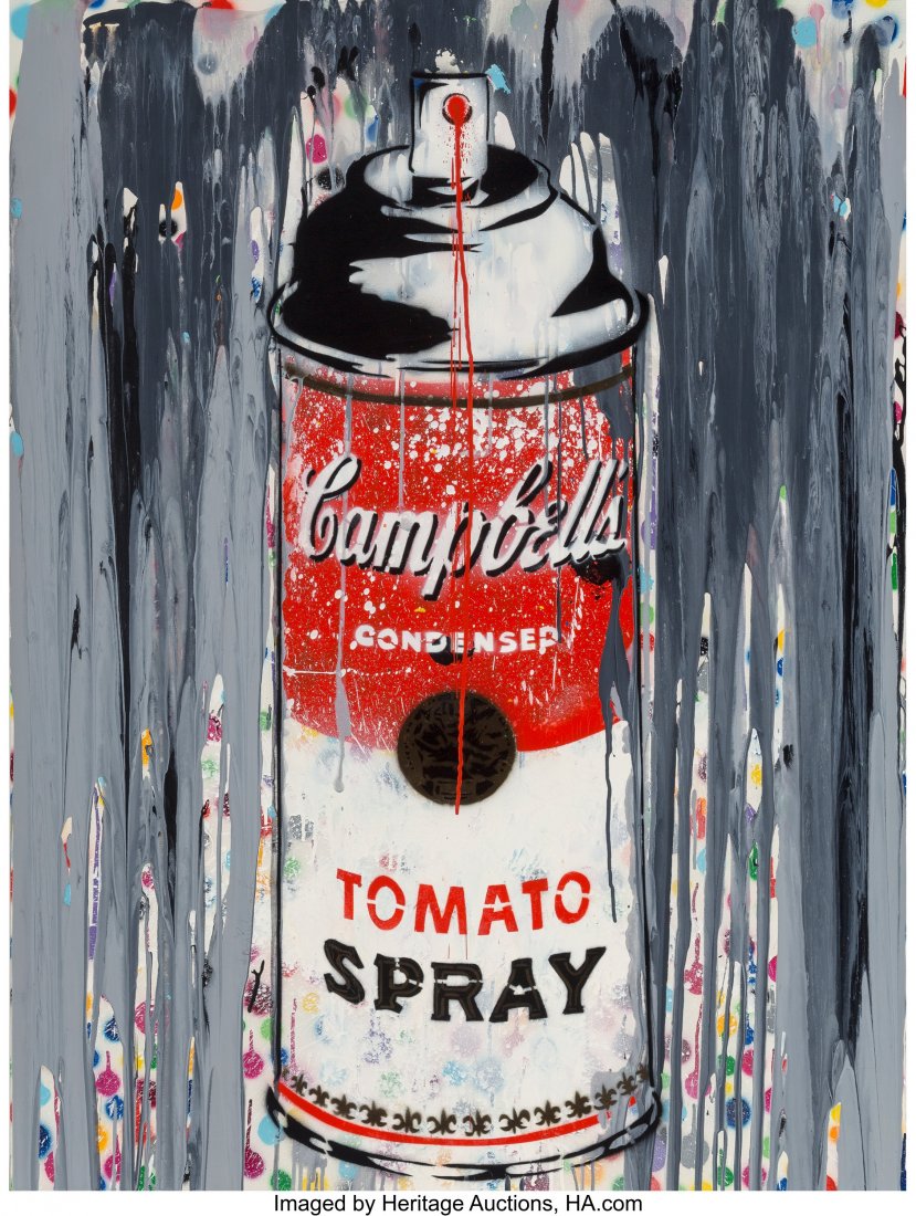 Mr. Brainwash (b. 1966) Campbell's Tomato Spray, (1 of 3)