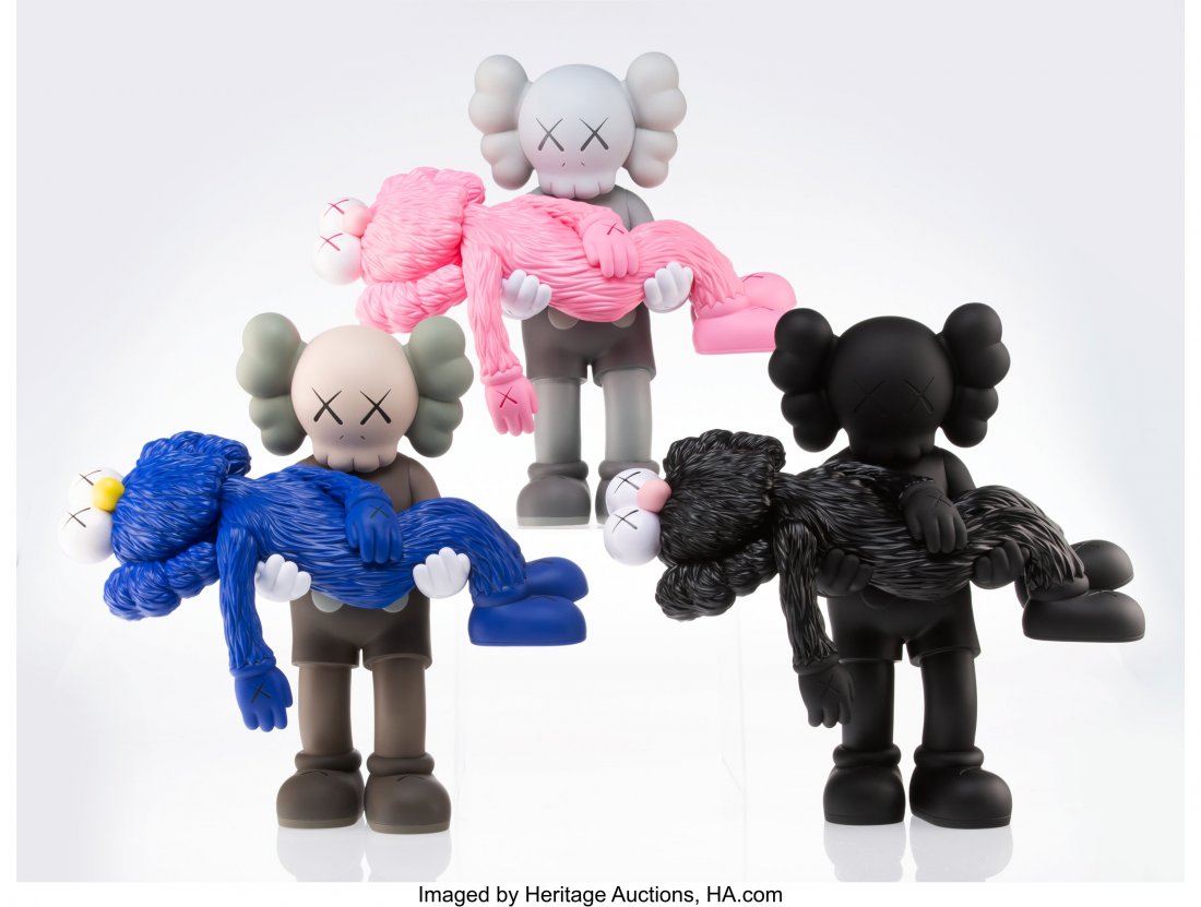 KAWS (b. 1974) Gone, set of three, 2019 Painted (1 of 4)