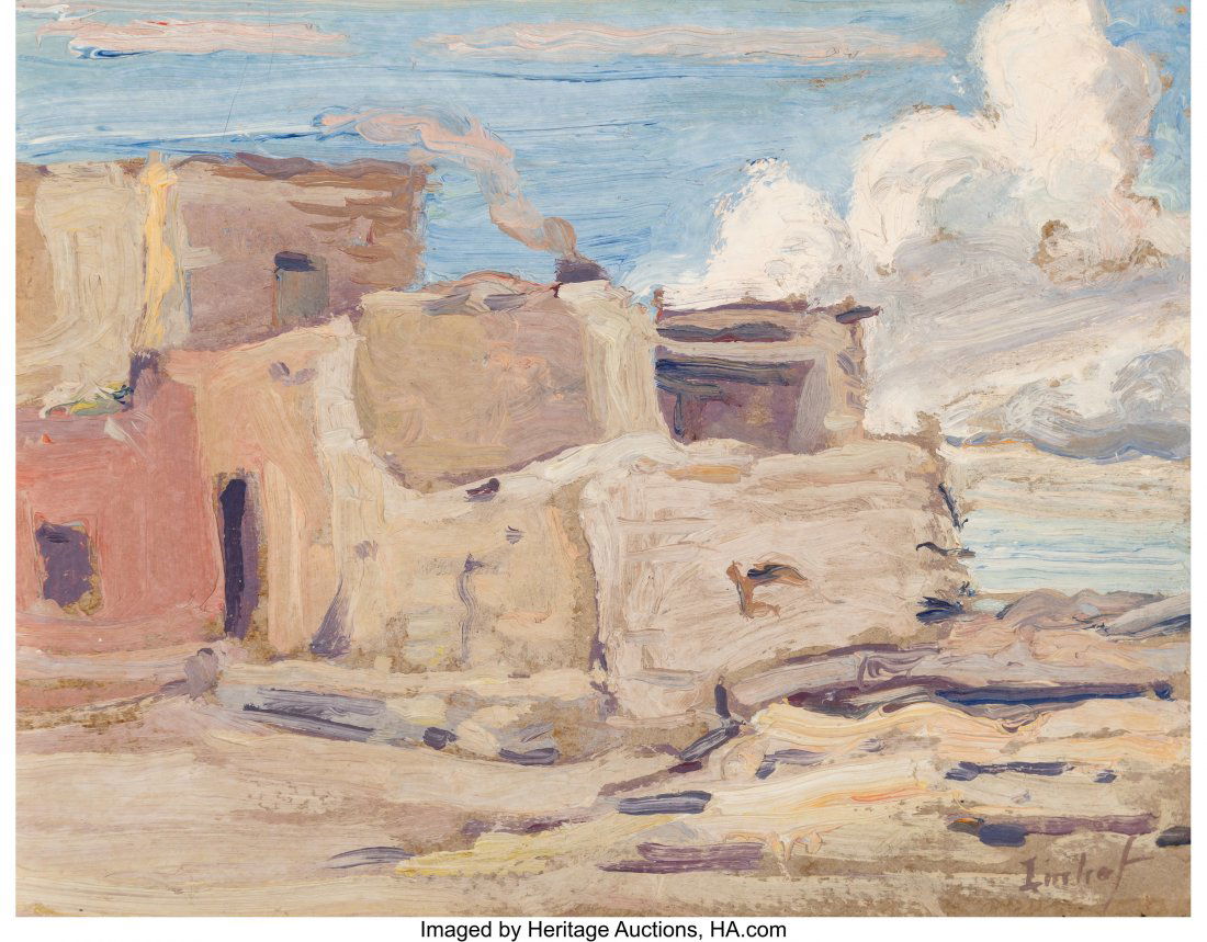 Joseph Adam Imhof (American, 1871-1955) Taos Pue (1 of 2)