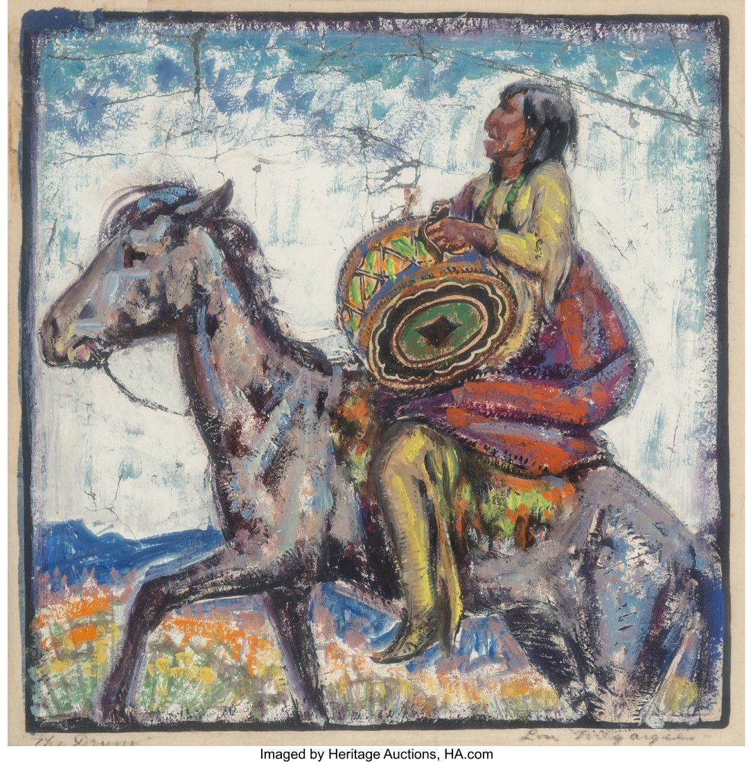 Lon Megargee (American, 1883-1960) The Drum Case (1 of 2)