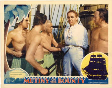 Mutiny On The Bounty (MGM, 1935). Lobby Card