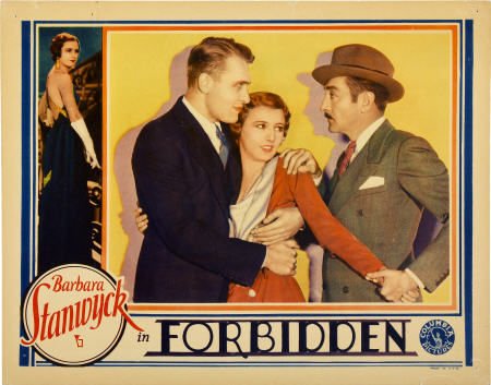 Forbidden (Universal International, 1953). Lobby