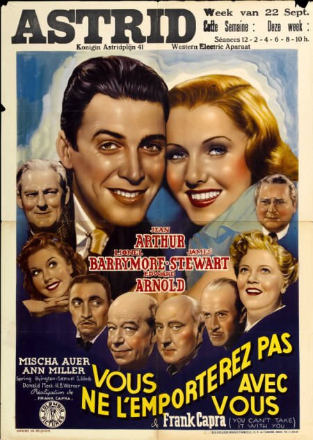 You Can't Take It With You (Columbia, 1938).