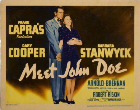 Meet John Doe (Warner Brothers, 1941). Title