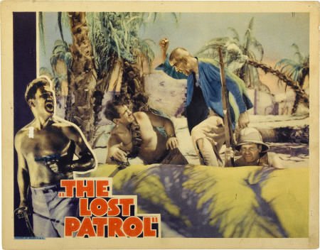 The Lost Patrol (RKO, 1934). Lobby Card (11" X