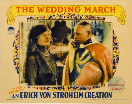 The Wedding March (Paramount, 1928). Lobby Card