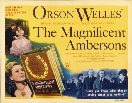 The Magnificent Ambersons (RKO, 1942). Title