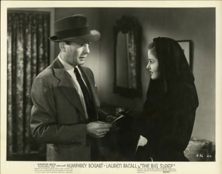 Humphrey Bogart and Martha Vickers in "The Big