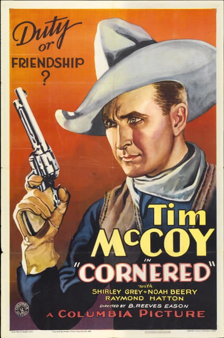 Cornered (Columbia, 1932). One Sheet (27" X