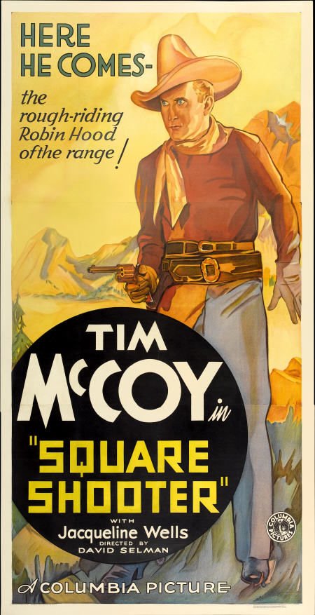 Square Shooter (Columbia, 1935). Three Sheet