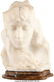 28223: An Italian Carved Marble Sculpture of a Woman, c