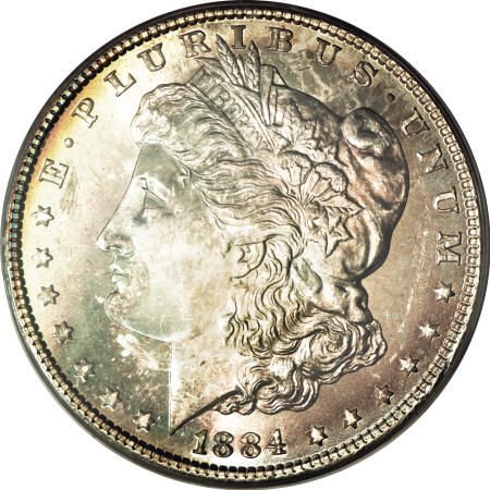 1884 $1 MS67 PCGS.