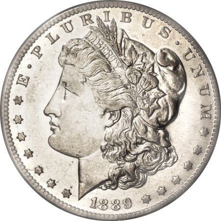 1889-CC $1--Cleaned--ICG. AU55 Details.