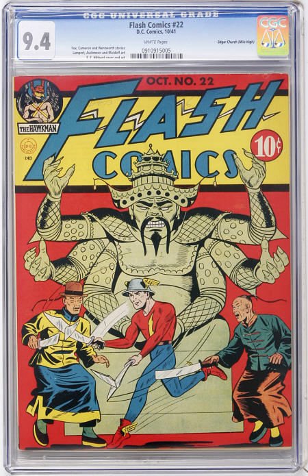 Flash Comics #22 Mile High Copy CGC NM 9.4 White