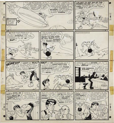 Al Capp - L'il Abner Sunday Comic Strip Art