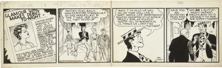Al Capp - Li'l Abner Daily Comic Strip Original