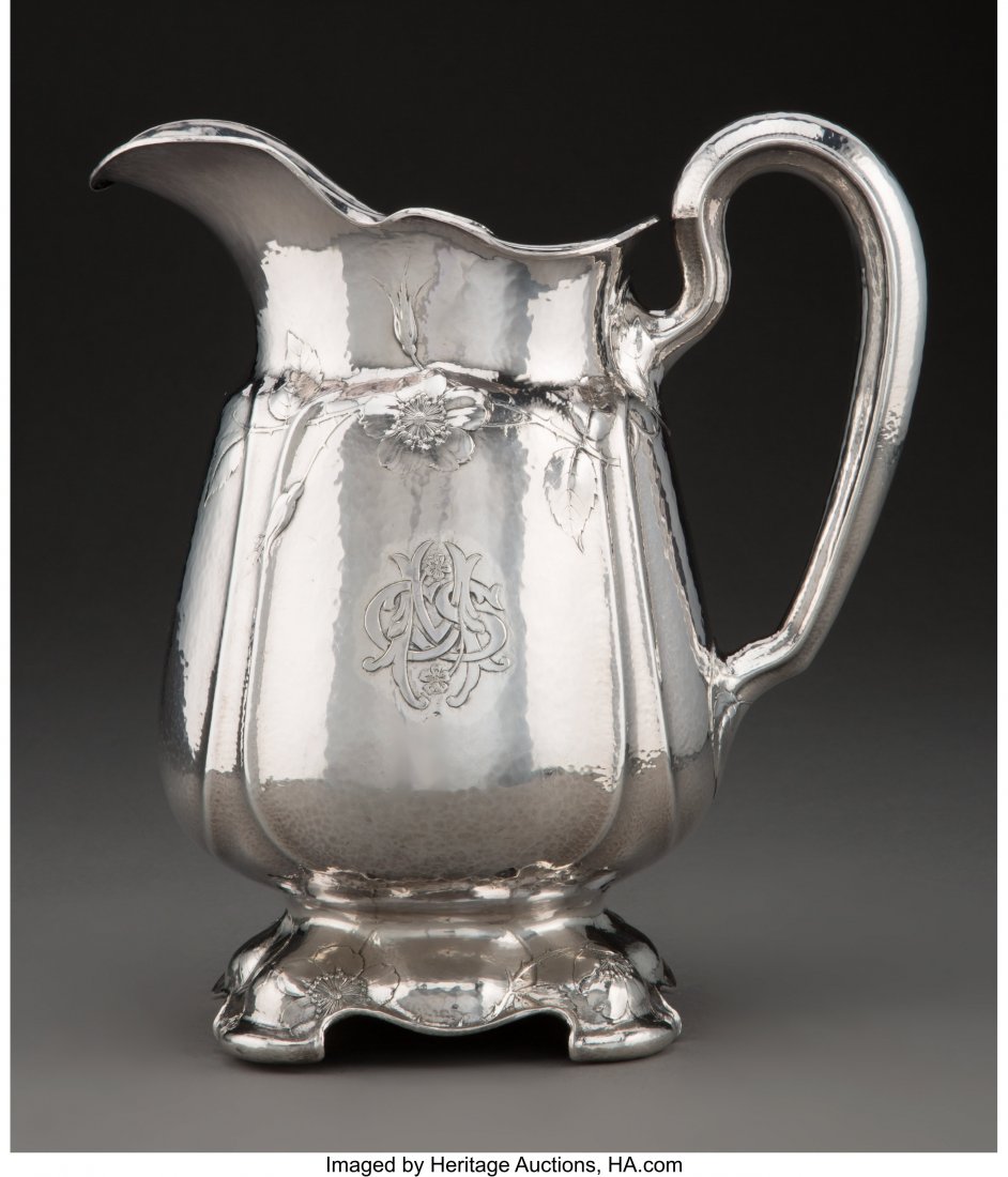 A Gorham Mfg. Co. Martelé Silver Cherry B (1 of 3)