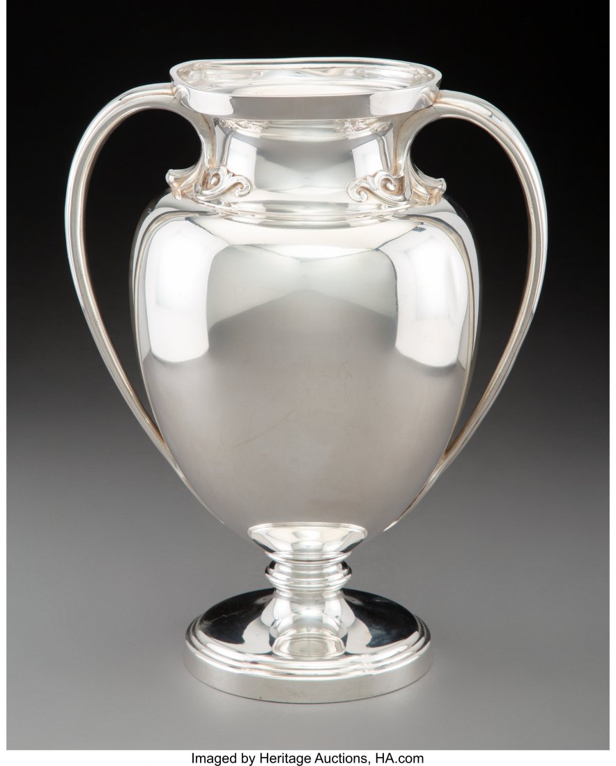 A Tiffany & Co. Silver Two-Handled Vase, New Yor (1 of 3)