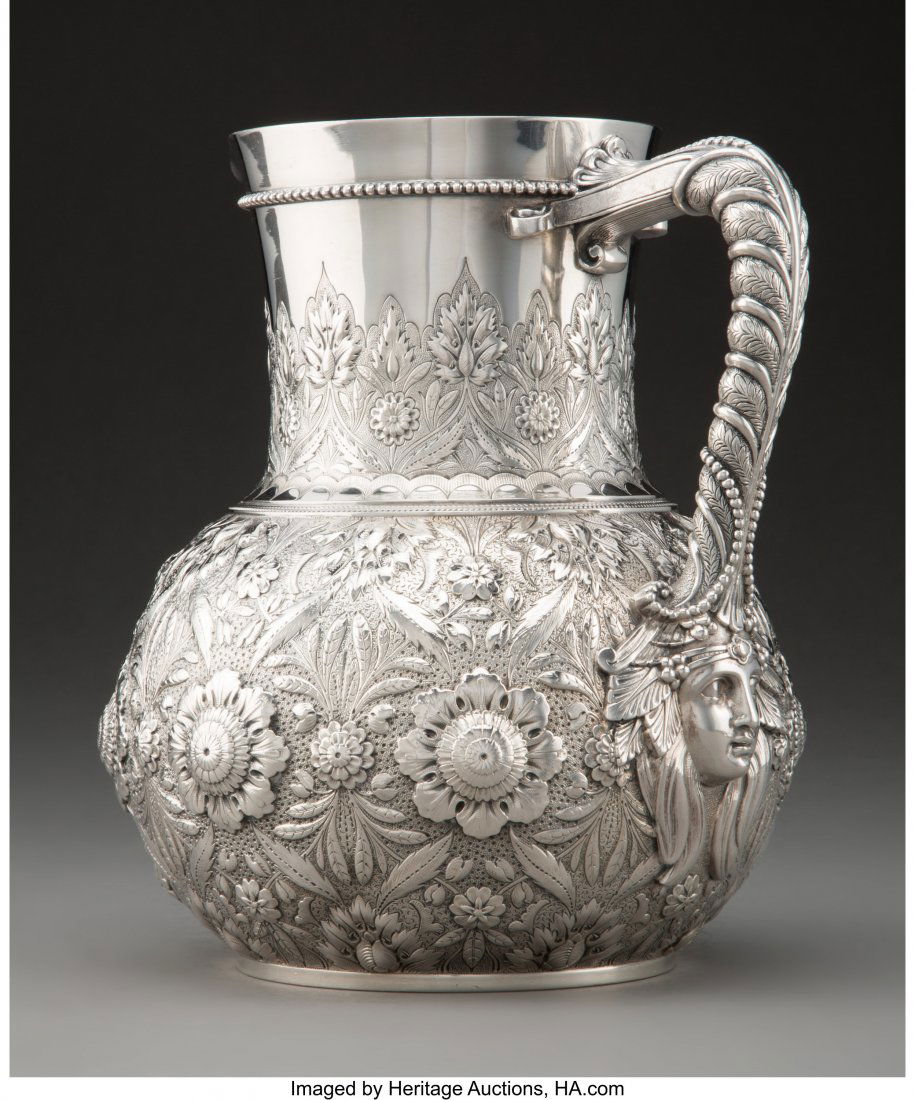 A Tiffany & Co. Repoussé Silver Water Pit (1 of 5)