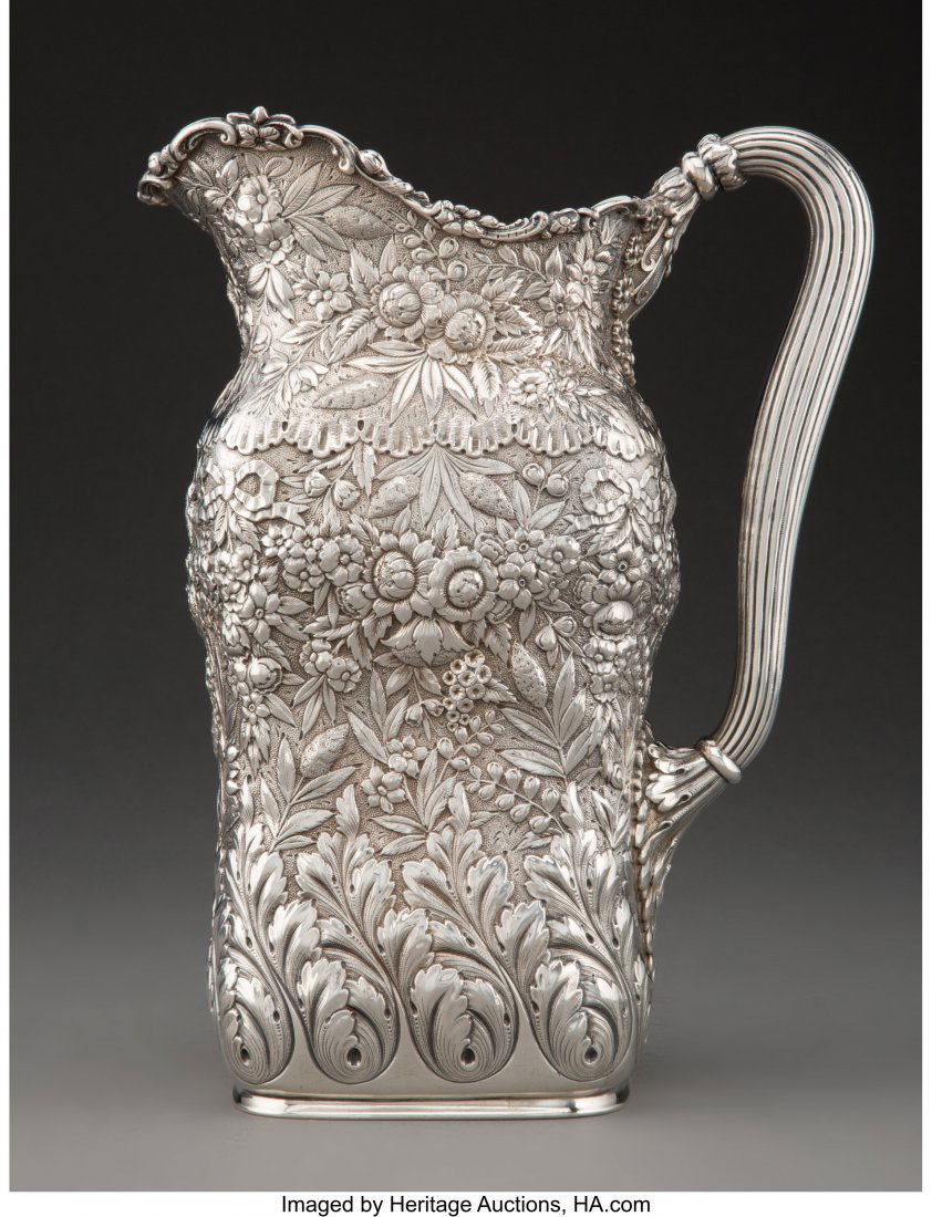 A Tiffany & Co. Repoussé Silver Water Pit (1 of 4)